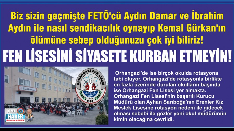 FEN LSESN SYASETE KURBAN ETMEYN!