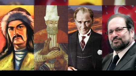 Ouz Kaan, Hnkr Hac Bekta Veli, Atatrk ve Haydar Ba