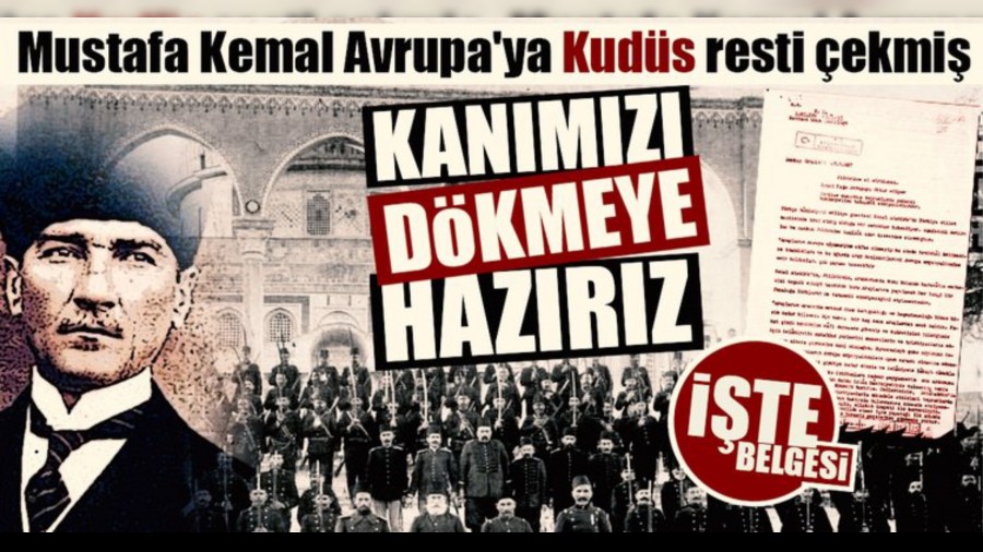 Atatrk Filistin davas uruna m ehit edildi?