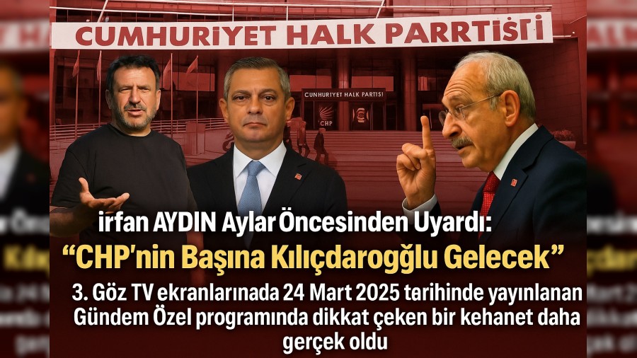 rfan Aydn Aylar ncesinden Uyard:  CHP'nin Bana Kldarolu Gelecek