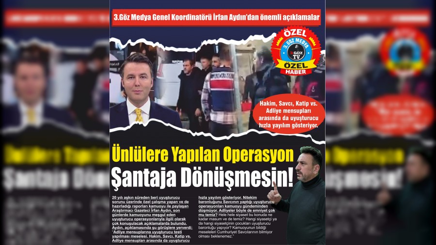 �nl�lere Yap�lan Operasyon �antaja D�n��mesin!