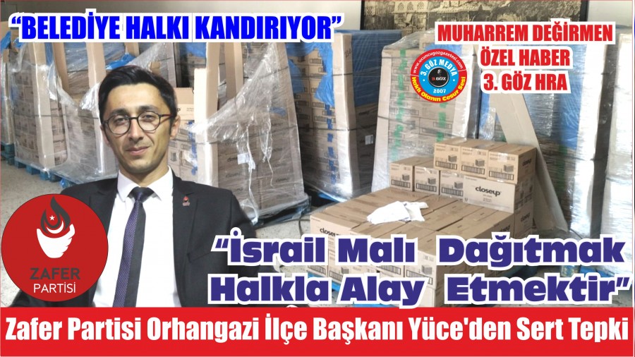 Zafer Partisi Orhangazi le Bakan Yceden Sert Tepki
