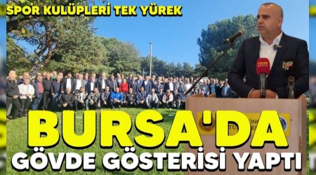 BURSA'DA GVDE GSTERS YAPTI SPOR KULPLER TEK YREK