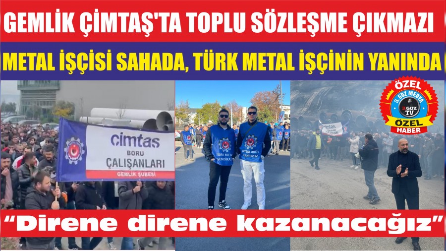 GEML�K ��MTAޒTA TOPLU S�ZLE�ME �IKMAZI:  METAL ����S� SAHADA, T�RK METAL ����N�N YANINDA