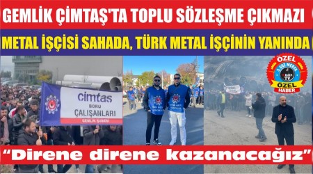 GEML�K ��MTAޒTA TOPLU S�ZLE�ME �IKMAZI:  METAL ����S� SAHADA, T�RK METAL ����N�N YANINDA