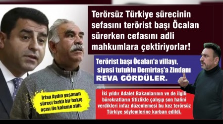Terrsz Trkiye srecinin sefasn terrist ba calan srerken cefasn adli mahkumlara ektiriyorlar!