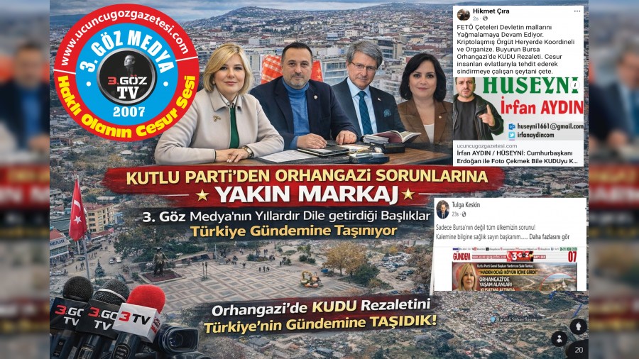 KUTLU PARTݒDEN ORHANGAZ� SORUNLARINA YAKIN MARKAJ