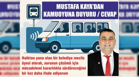 MUSTAFA KAYADAN KAMUOYUNA DUYURU / CEVAP