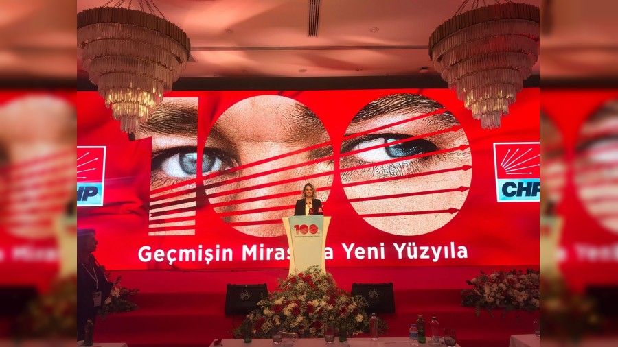 CHP Orhangazi le Bakan Berna lden 10 Kasm Mesaj:  Atatrkn zinde, Aydnlk Yarnlara Yryeceiz