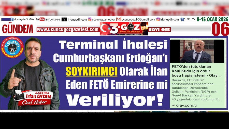 Terminal �halesi Cumhurba�kan� Erdo�an�� SOYKIRIMCI Olarak �lan Eden FET� Emirerine mi Veriliyor!