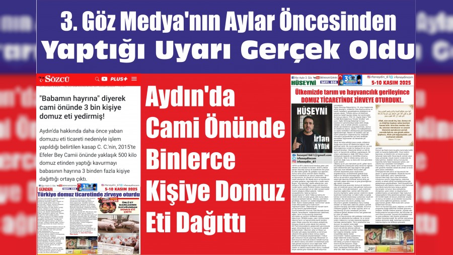 3. G�z Medya�n�n Aylar �ncesinden Yapt��� Uyar� Ger�ek Oldu