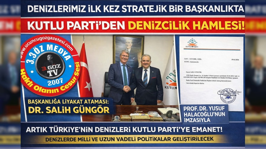 T�RK�YE�DE B�R �LK KUTLU PARTݒDEN DEN�ZC�L�K POL�T�KALARI BA�KANLI�I