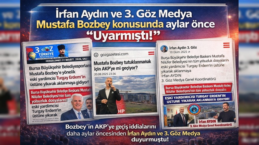 �rfan Ayd�n ve 3. G�z Medya Mustafa Bozbey konusunda aylar �nce uyarm��t�