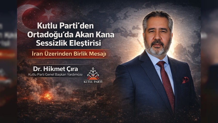 Kutlu Parti�den Ortado�u�da Akan Kana Sessizlik Ele�tirisi