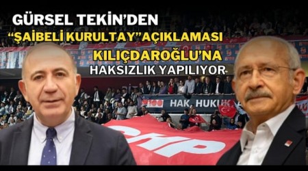 Grsel Tekinden aibeli Kurultay Aklamas: Kldaroluna Hakszlk Yaplyor