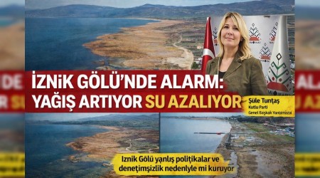 �ule T�mta�: �znik G�l��nde Alarm Ya��� Art�yor, Su Azal�yor