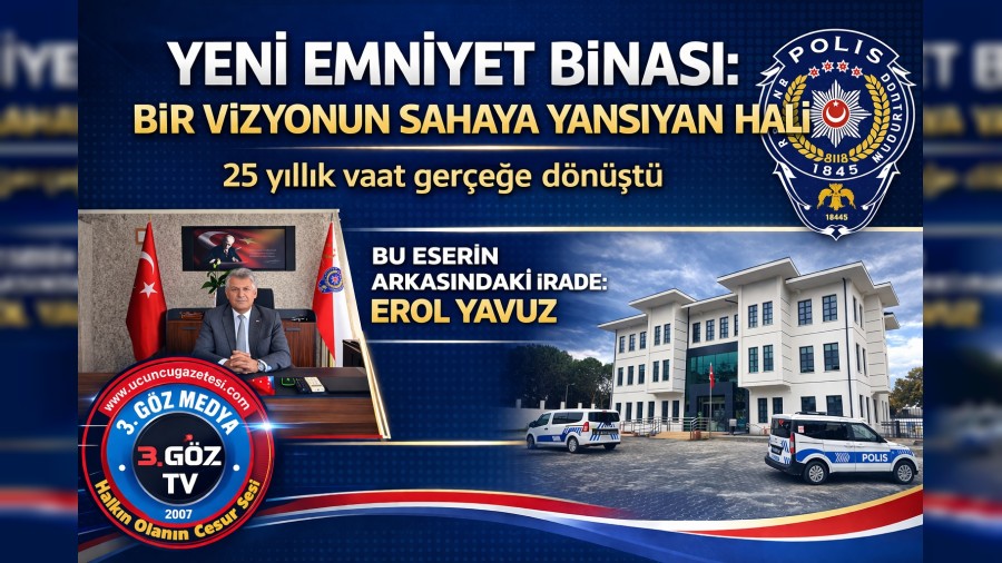 YEN� EMN�YET B�NASI: B�R V�ZYONUN SAHAYA YANSIYAN HAL� BU ESER�N ARKASINDAK� EN �NEML� �RADE: EROL YAVUZ