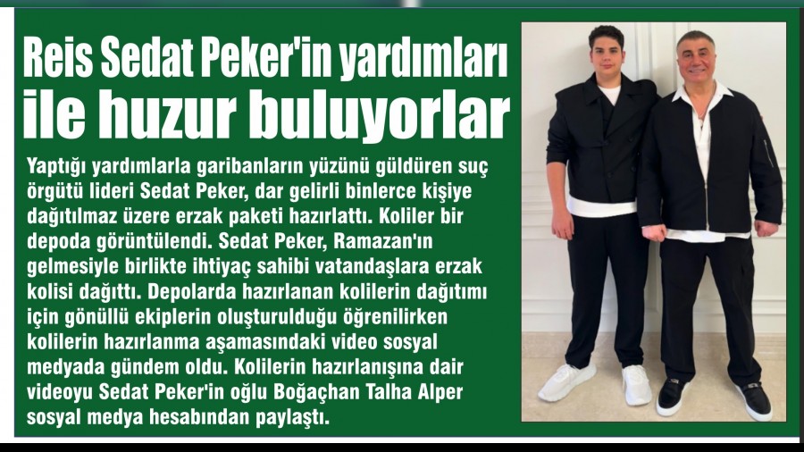 TEEKKRLER RES SEDAT PEKER